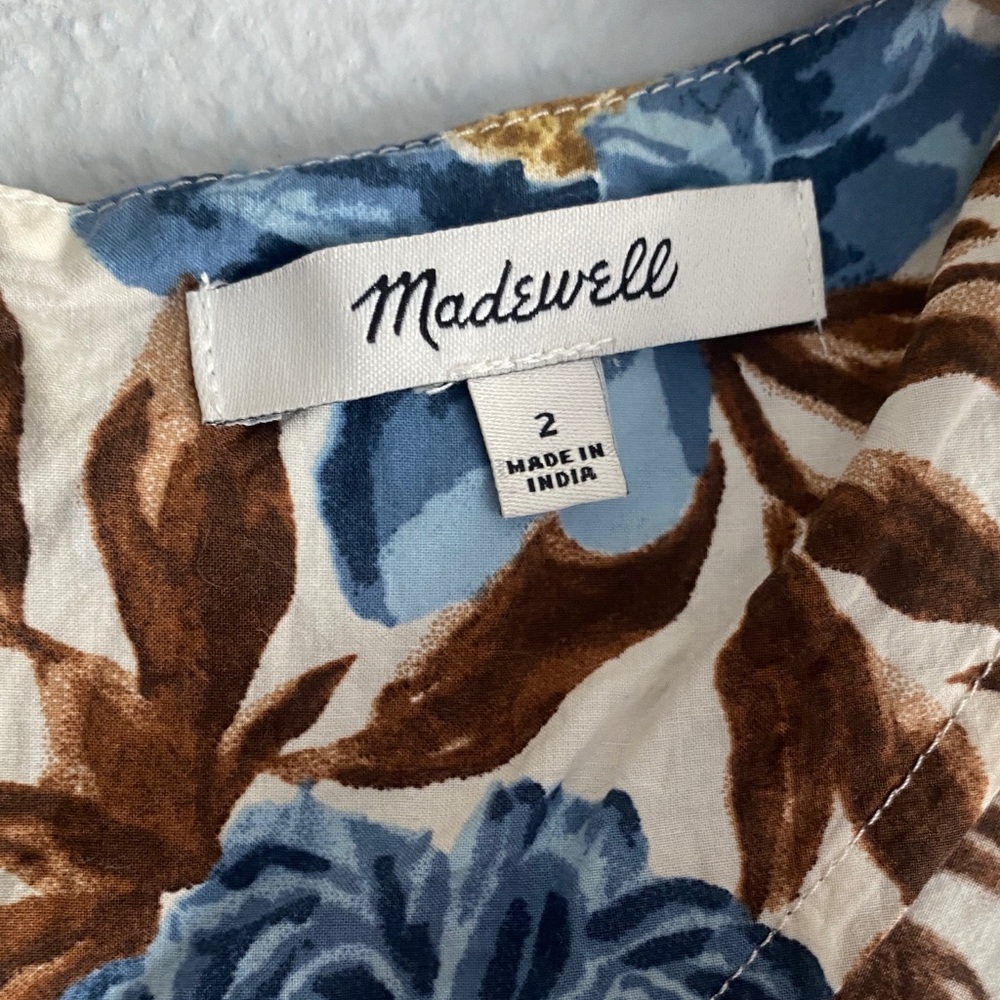 Madewell sleeveless floral midi dress - Picture 5 of 5